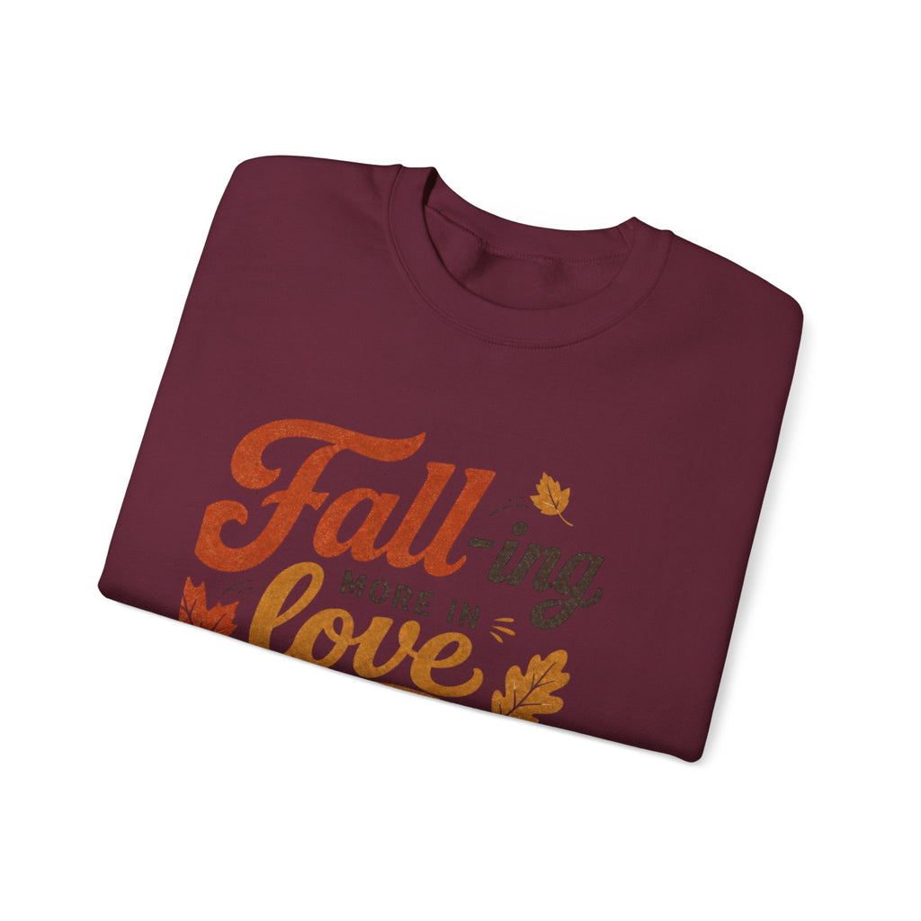 Fall-ing More in Love with Jesus Crewneck Sweatshirt
