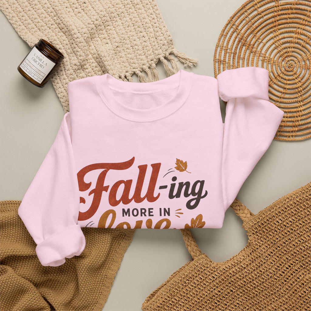 Fall-ing More in Love with Jesus Crewneck Sweatshirt