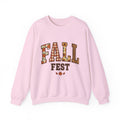 Fall Fest Sweatshirt — Autumn Plaid & Leaf Graphic Crewneck