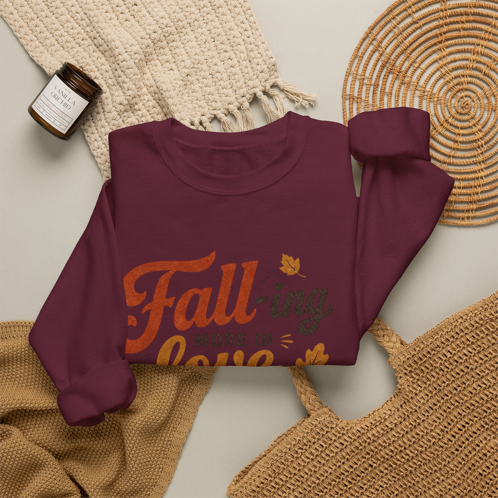 Fall-ing More in Love with Jesus Crewneck Sweatshirt