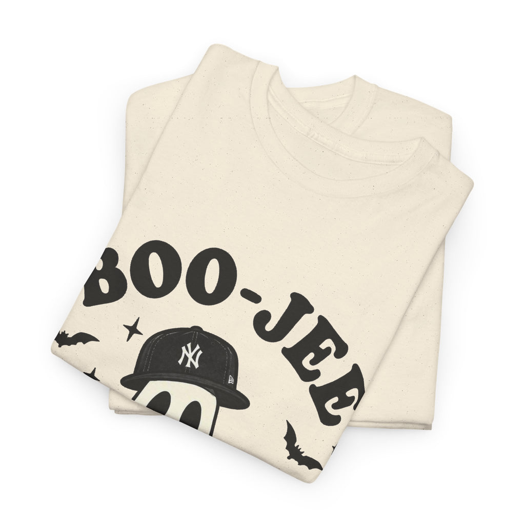 Ghost Trick Halloween Tee — “Boo- Jee” Cute Ghost Candy Bucket T‑Shirt