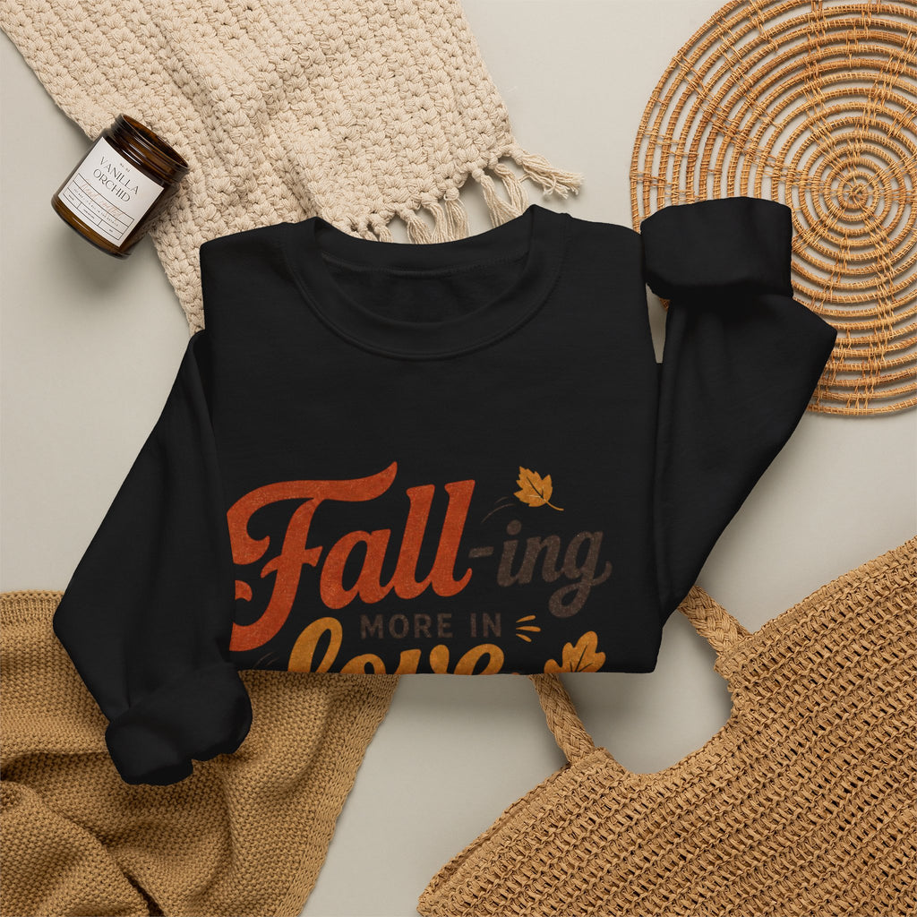 Fall-ing More in Love with Jesus Crewneck Sweatshirt