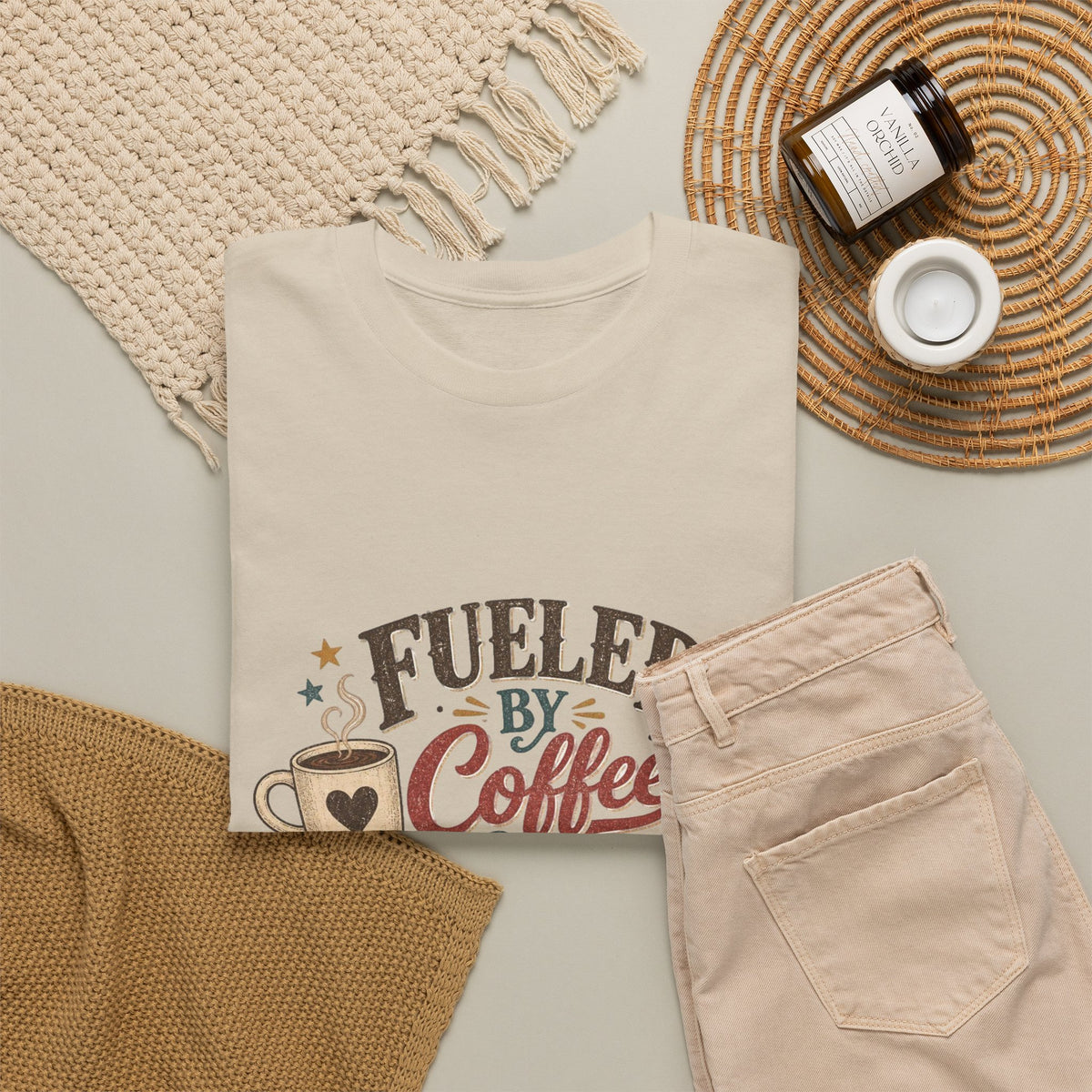 Fueled by Coffee & Tiny Victories T-Shirt