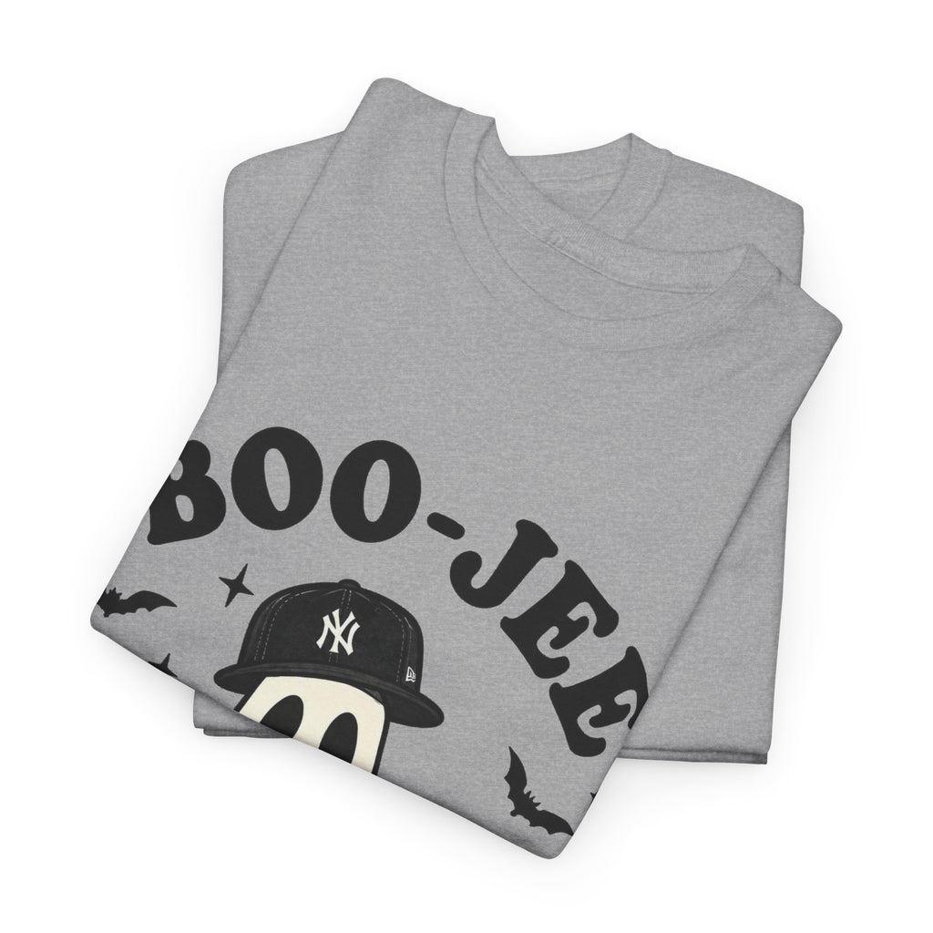 Ghost Trick Halloween Tee — “Boo- Jee” Cute Ghost Candy Bucket T‑Shirt