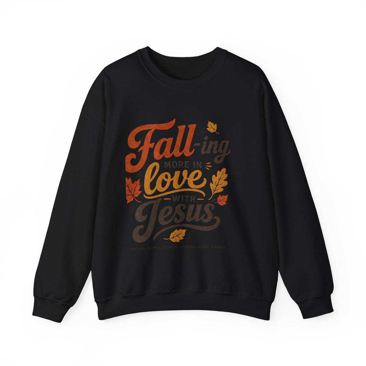 Fall-ing More in Love with Jesus Crewneck Sweatshirt