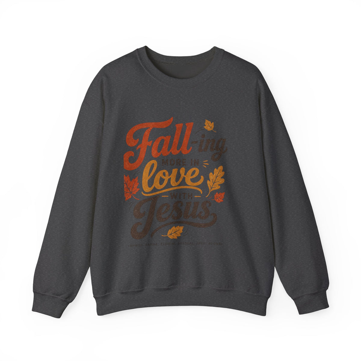 Fall-ing More in Love with Jesus Crewneck Sweatshirt