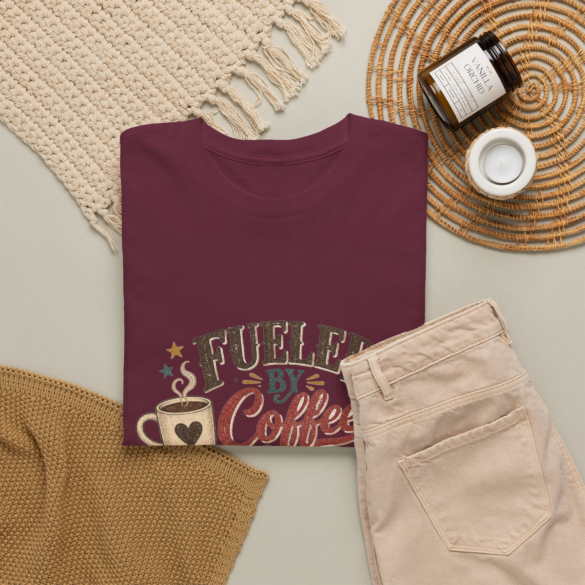 Fueled by Coffee & Tiny Victories T-Shirt