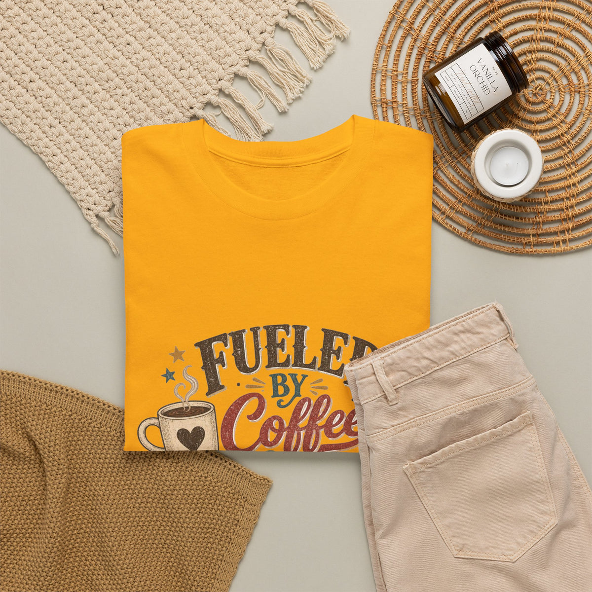 Fueled by Coffee & Tiny Victories T-Shirt