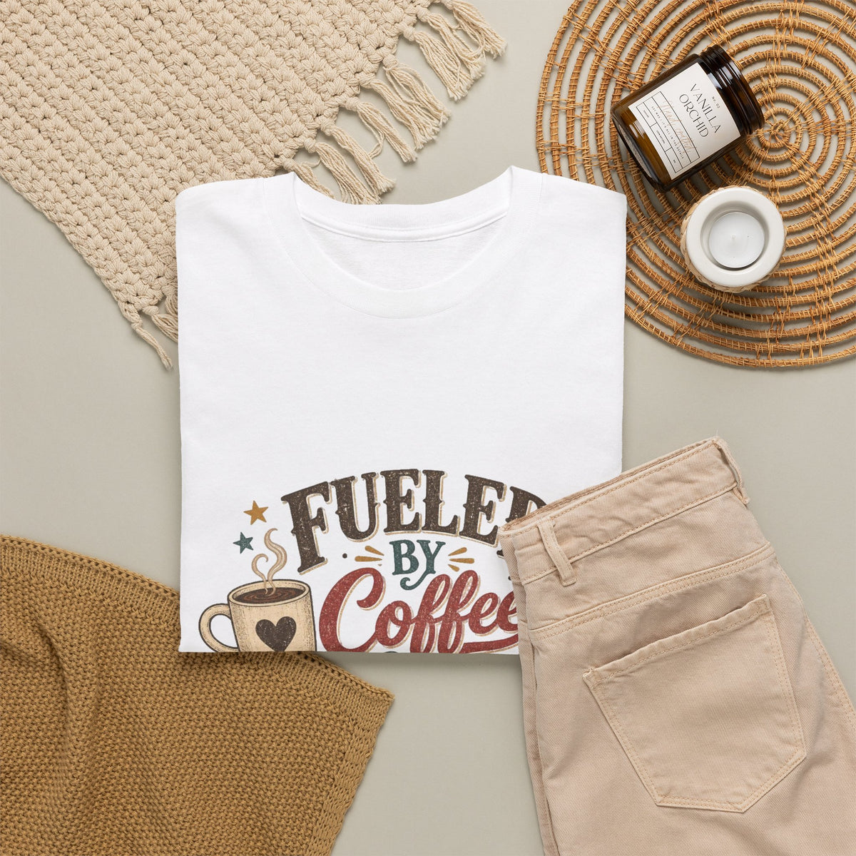 Fueled by Coffee & Tiny Victories T-Shirt