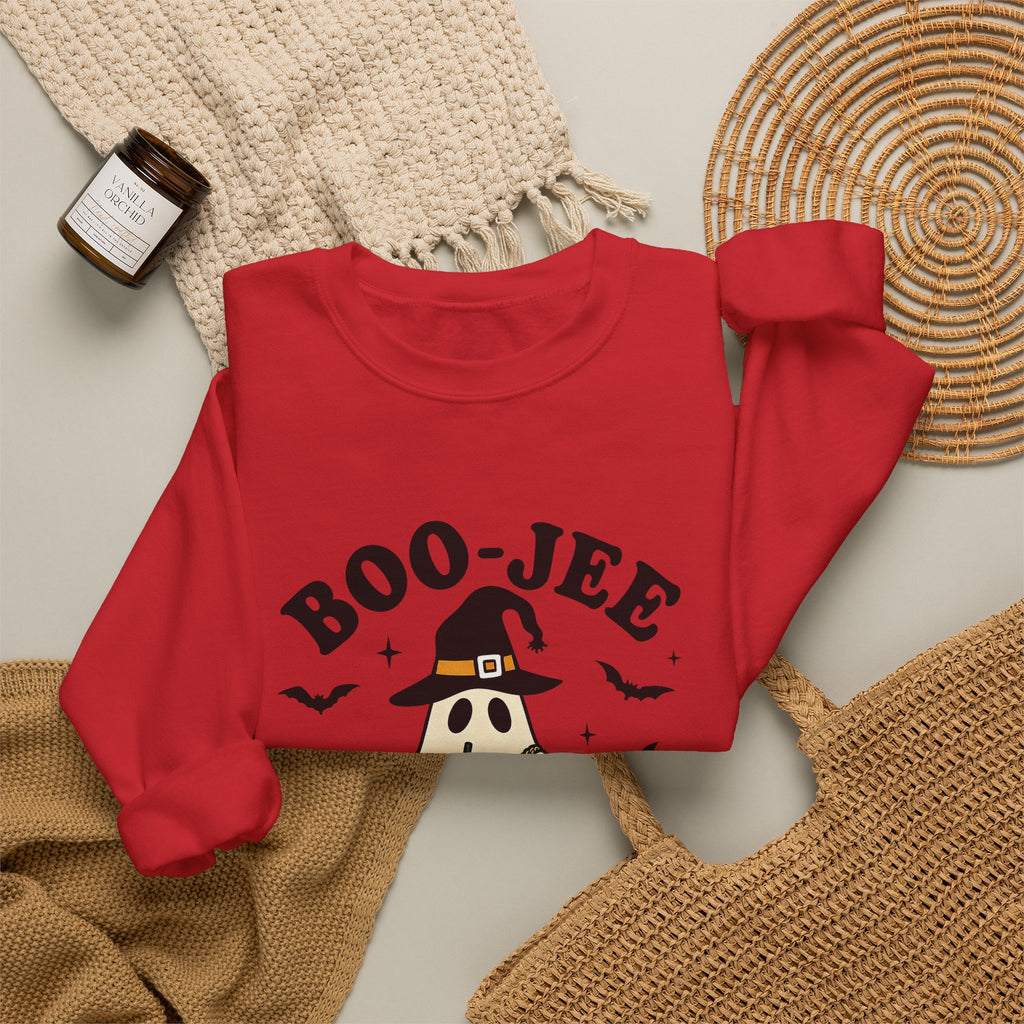 Matcha Ghost Sweatshirt — “Boo-Jee Who Live Off Matcha” Halloween Pullover